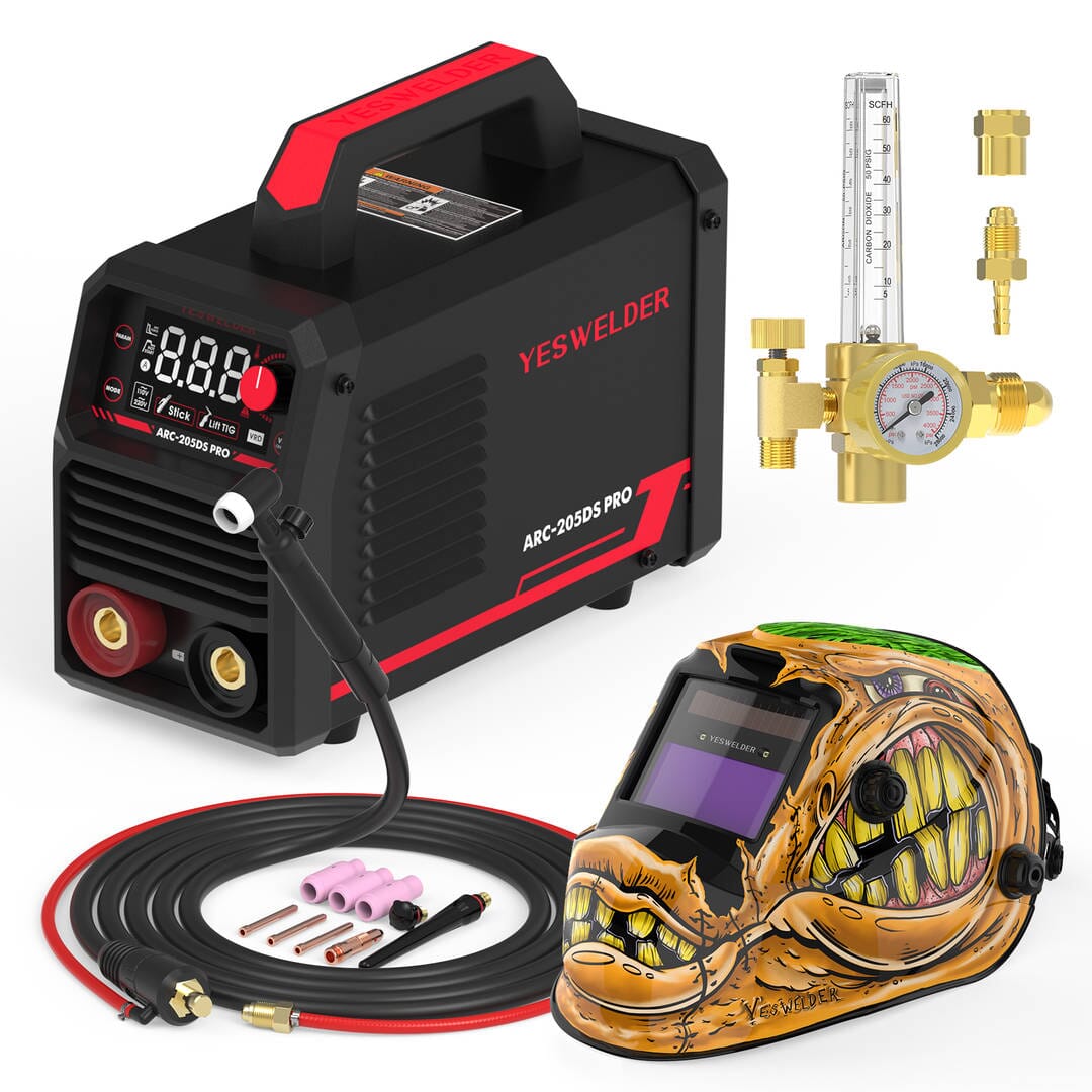 Welder+Lift TTG Torch+Regulator+Helmet