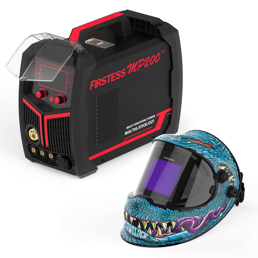 MP200 welder& cutter and Q800D-SK helmet bundle