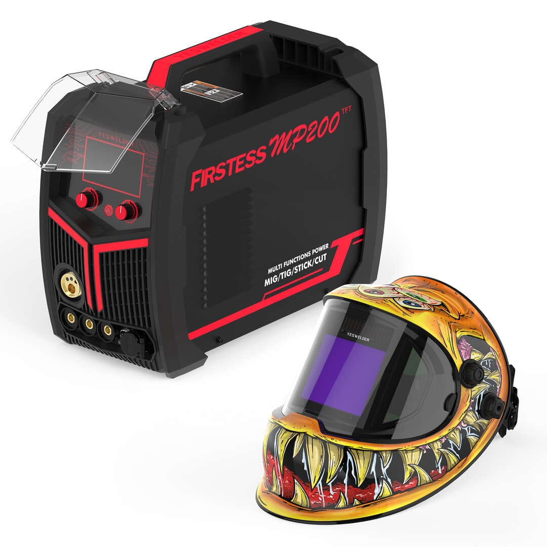 MP200 welder& cutter and Q800D-YM helmet bundle